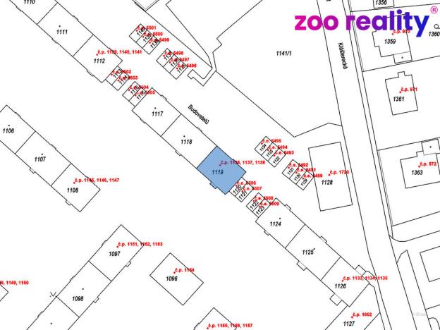 Pronájem bytu 2+1, Kadaň, Budovatelů, 53 m2