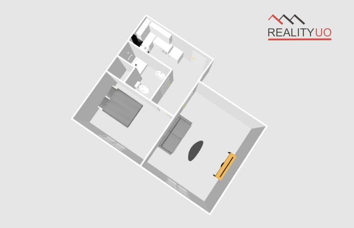 Pronájem bytu 2+kk, Ústí nad Orlicí - Hylváty, Třebovská, 37 m2