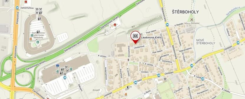Pronájem bytu 2+kk, Praha - Štěrboholy, Laudonova, 53 m2