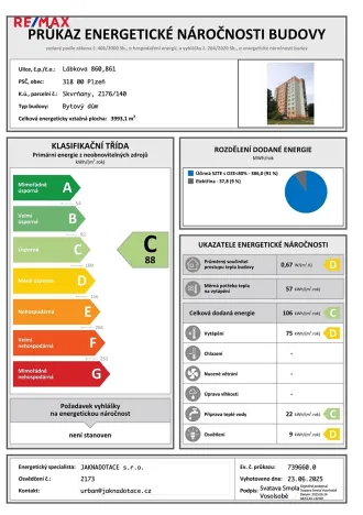 Prodej bytu 2+1, Plzeň, Lábkova, 61 m2