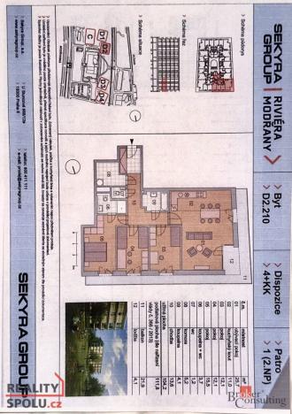 Prodej bytu 4+kk, Praha - Modřany, Vrátnická, 104 m2