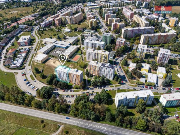 Prodej bytu 3+1, Jindřichův Hradec - Jindřichův Hradec III, sídliště Vajgar, 78 m2