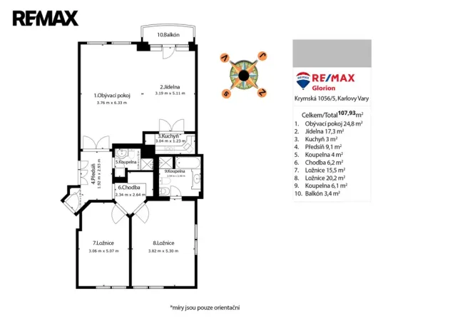 Prodej bytu 3+kk, Karlovy Vary, Pod Jelením skokem, 105 m2