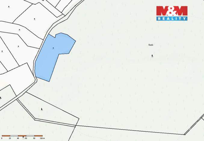 Prodej lesa, Milevsko - Klisín, 154293 m2