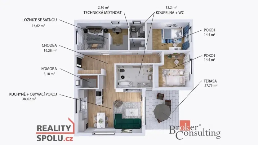 Prodej rodinného domu, Městečko Trnávka, 120 m2