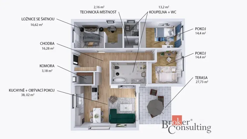 Prodej rodinného domu, Městečko Trnávka, 120 m2