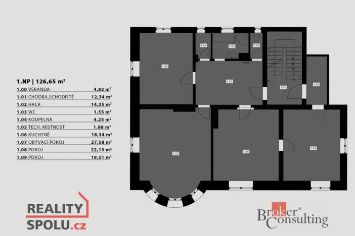 Prodej vily, Praha - Modřany, Darwinova, 354 m2