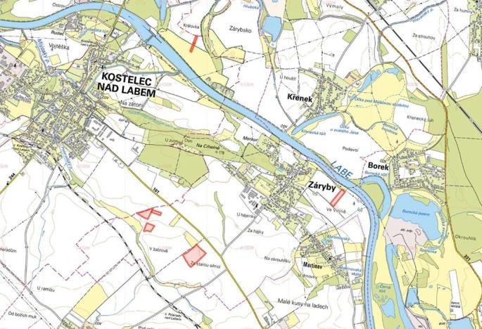 Prodej pole, Záryby, 24776 m2