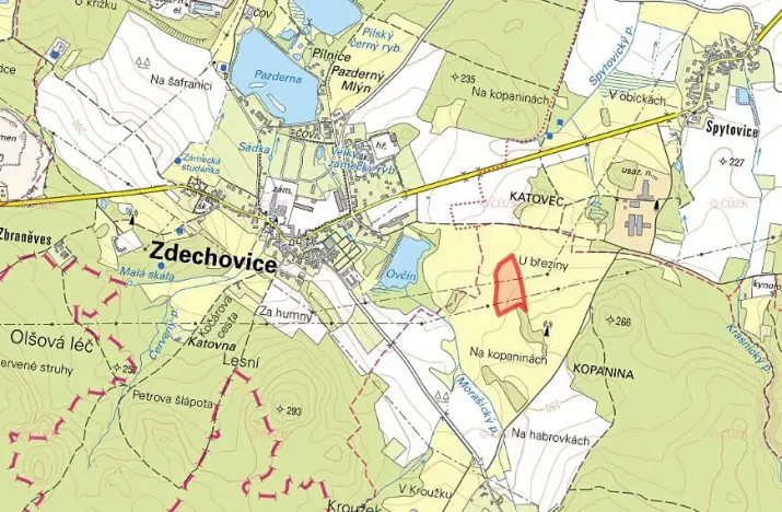 Prodej louky, Morašice, 7883 m2