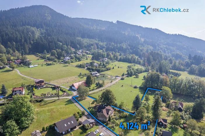 Prodej pozemku pro bydlení, Staré Hamry, 4124 m2