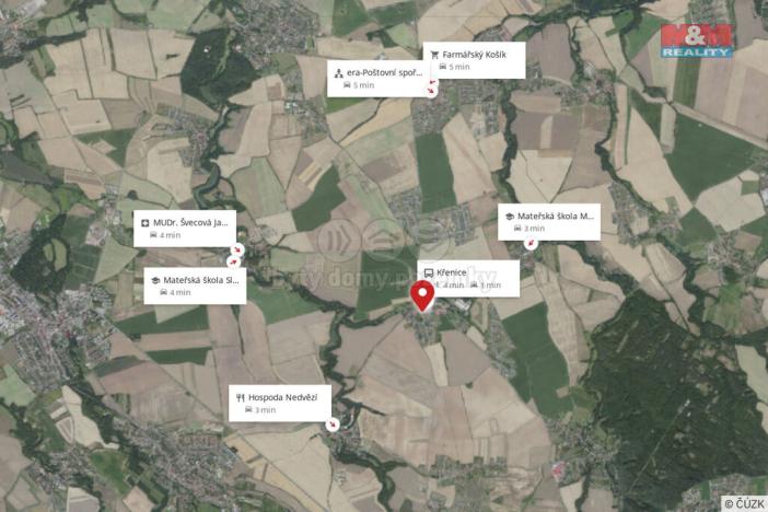 Prodej rodinného domu, Křenice, Hlavní, 266 m2