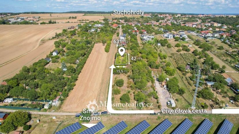 Prodej zahrady, Suchohrdly, 631 m2