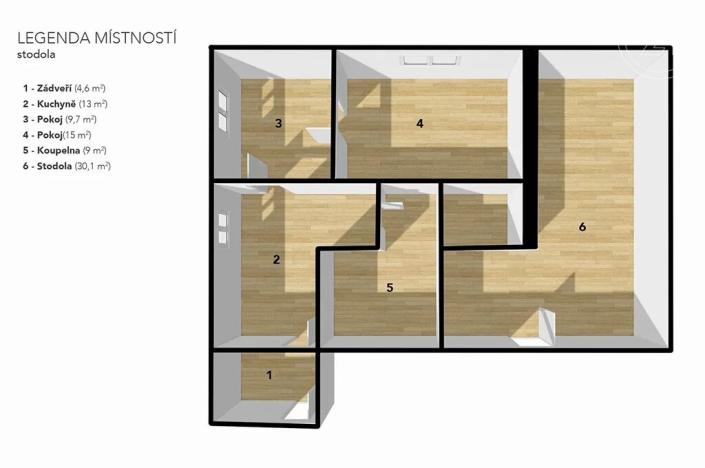 Prodej rodinného domu, Kryry, Nová, 114 m2