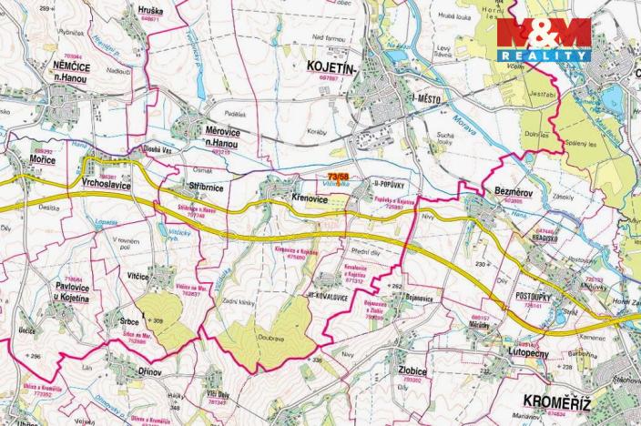 Prodej pole, Kojetín - Kojetín II-Popůvky, 1917 m2