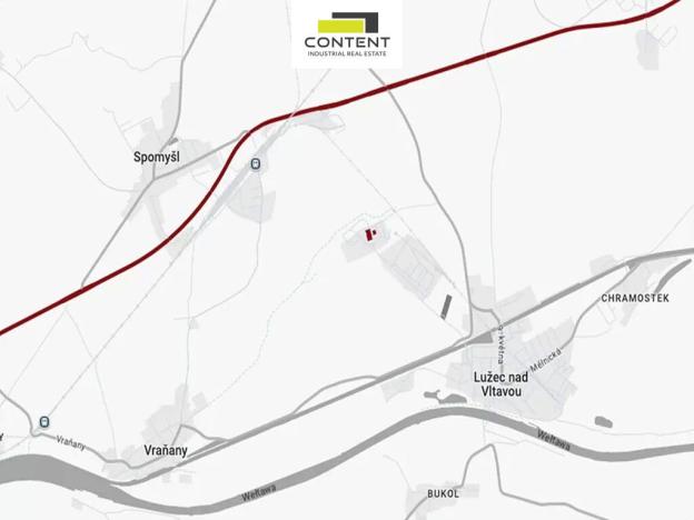 Pronájem skladu, Lužec nad Vltavou, 15000 m2