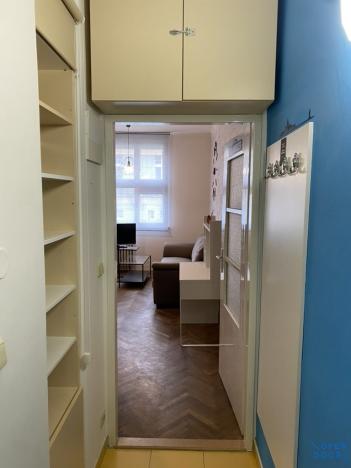 Pronájem bytu 1+kk, Praha - Žižkov, Krásova, 26 m2