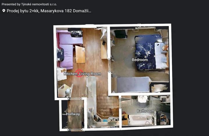 Prodej bytu 2+kk, Domažlice, Masarykova, 45 m2