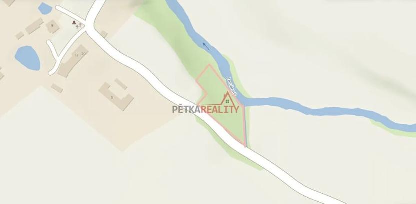 Prodej lesa, Jeřišno, 2804 m2