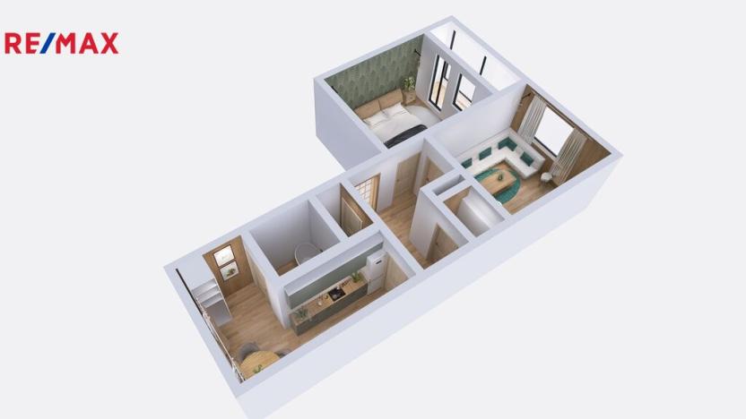 Pronájem bytu 2+1, Šumperk, Čajkovského, 55 m2