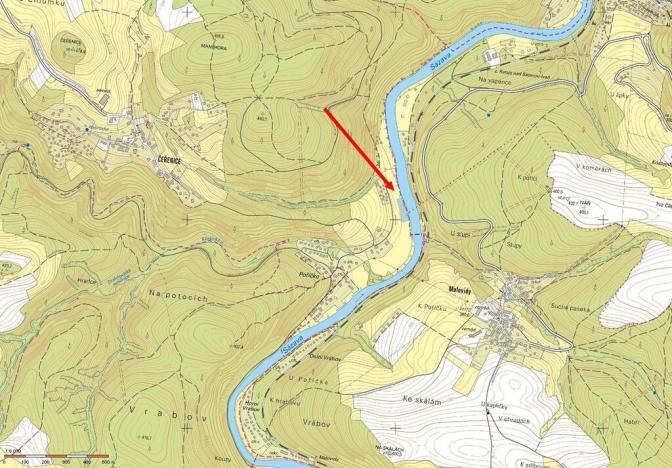 Prodej zahrady, Sázava - Čeřenice, 3578 m2