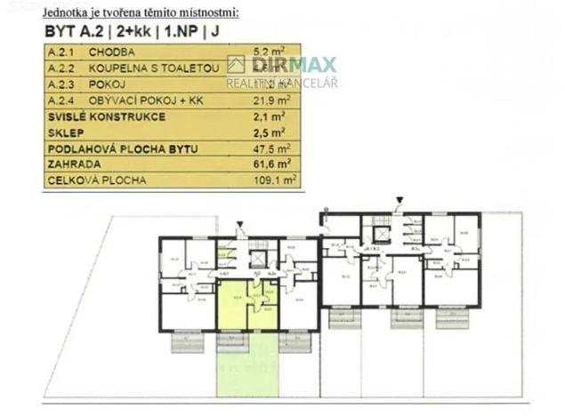 Prodej bytu 2+kk, Plzeň, Nad Dvorem, 45 m2