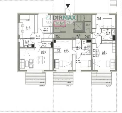 Prodej bytu 2+kk, Plzeň, Nad Dvorem, 45 m2