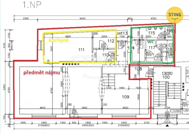 Pronájem obchodního prostoru, Bohumín - Nový Bohumín, Alešova, 90 m2