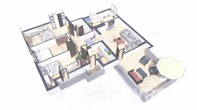 Prodej rodinného domu, Horní Branná, 300 m2