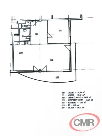 Pronájem bytu 2+kk, Praha, Čimická, 84 m2