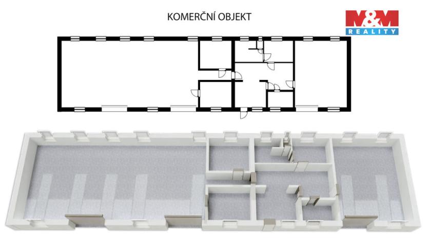 Prodej obchodního prostoru, Dobrá, 300 m2