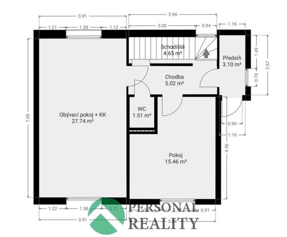 Prodej rodinného domu, Kostelec nad Labem, Kostelecká, 110 m2