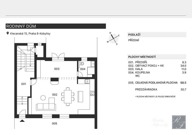 Prodej rodinného domu, Praha - Kobylisy, Klecanská, 161 m2