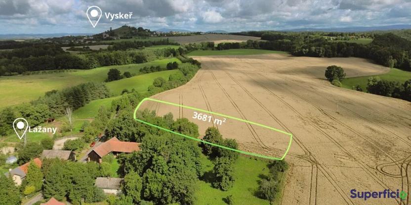 Prodej pole, Vyskeř, 3681 m2