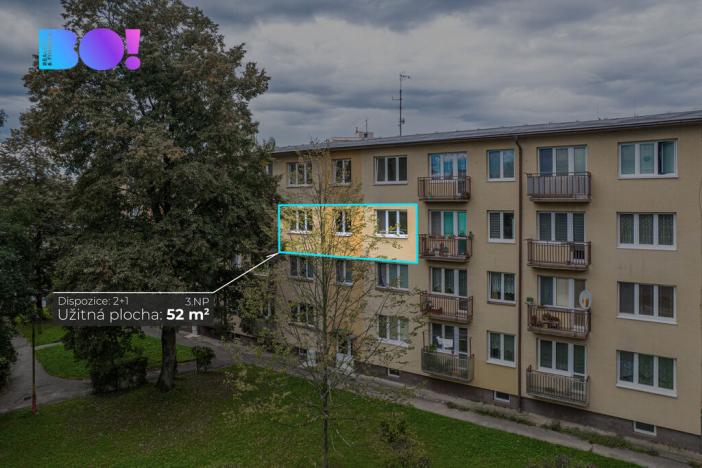 Prodej bytu 2+1, Havířov, Lašská, 52 m2