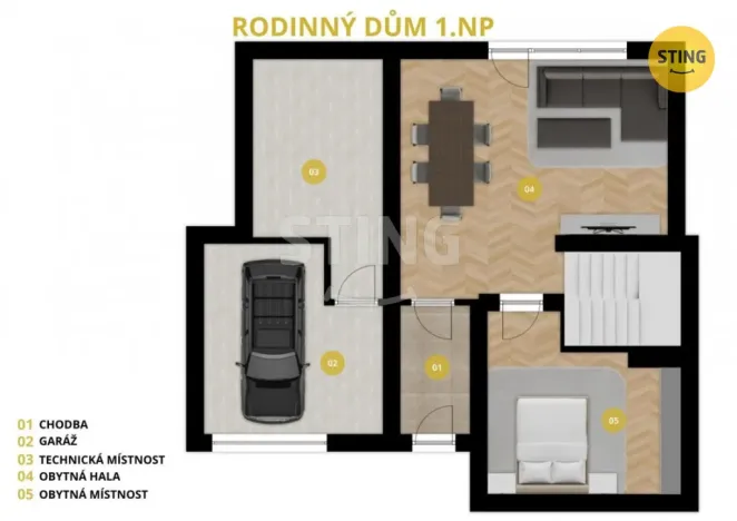 Prodej rodinného domu, Horní Suchá, Průjezdní, 65 m2