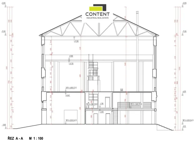 Prodej skladu, Praha - Čakovice, Cukrovarská, 3508 m2