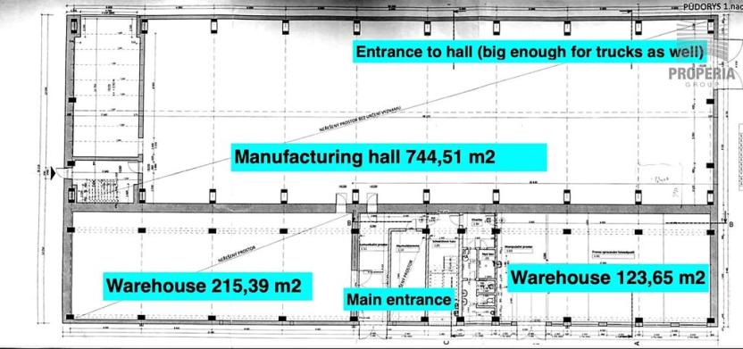 Prodej výrobních prostor, Brno, Trnkova, 1912 m2