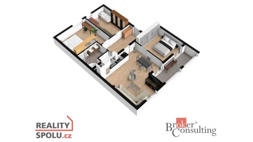 Prodej bytu 4+kk, Břasy, 98 m2