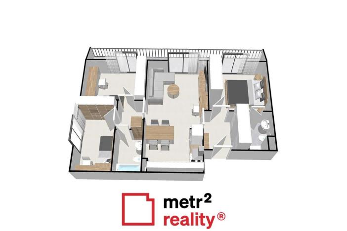 Prodej bytu 4+kk, Olomouc, Švýcarské nábřeží, 82 m2