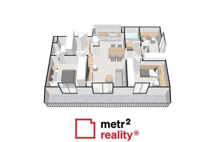 Prodej bytu 4+kk, Olomouc, Švýcarské nábřeží, 82 m2