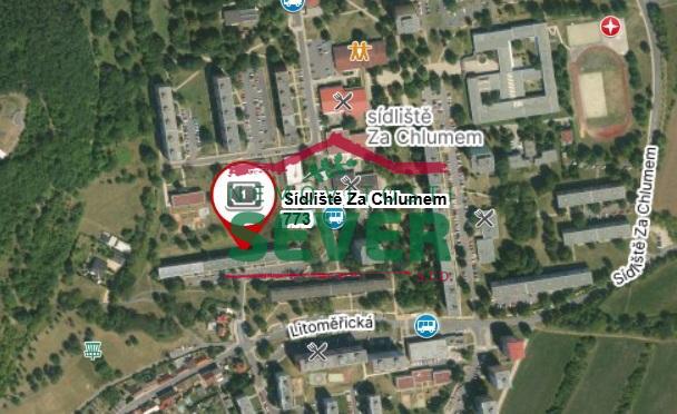 Prodej bytu 3+1, Bílina - Teplické Předměstí, Sídliště Za Chlumem, 66 m2