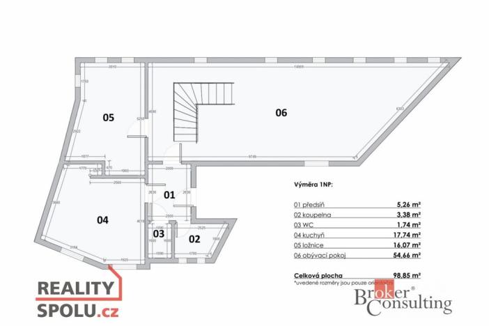 Prodej bytu 4+1, Jablonec nad Nisou, Podhorská, 156 m2