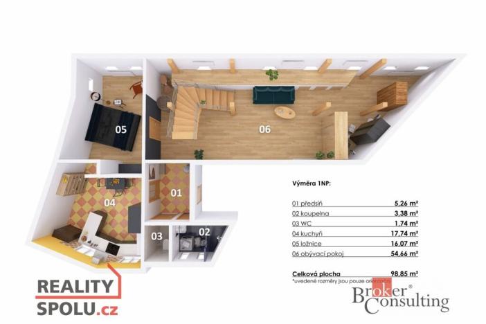 Prodej bytu 4+1, Jablonec nad Nisou, Podhorská, 156 m2