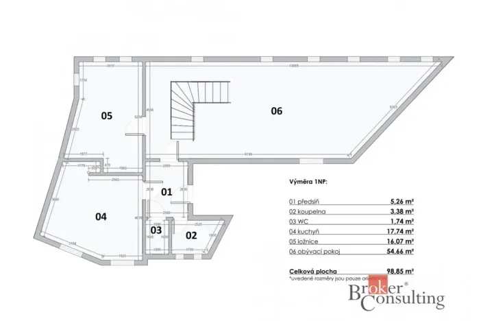 Prodej bytu 4+1, Jablonec nad Nisou, Podhorská, 156 m2