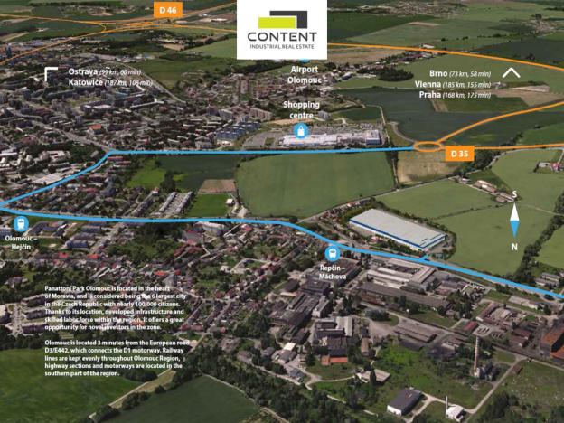 Pronájem skladu, Olomouc - Řepčín, 7064 m2
