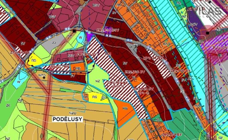 Prodej pozemku pro bydlení, Týnec nad Sázavou - Podělusy, 1315 m2