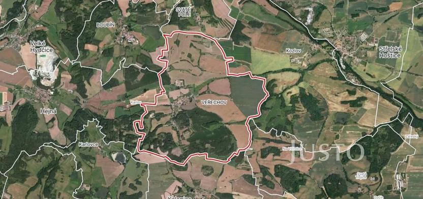 Prodej lesa, Horažďovice, 11833 m2