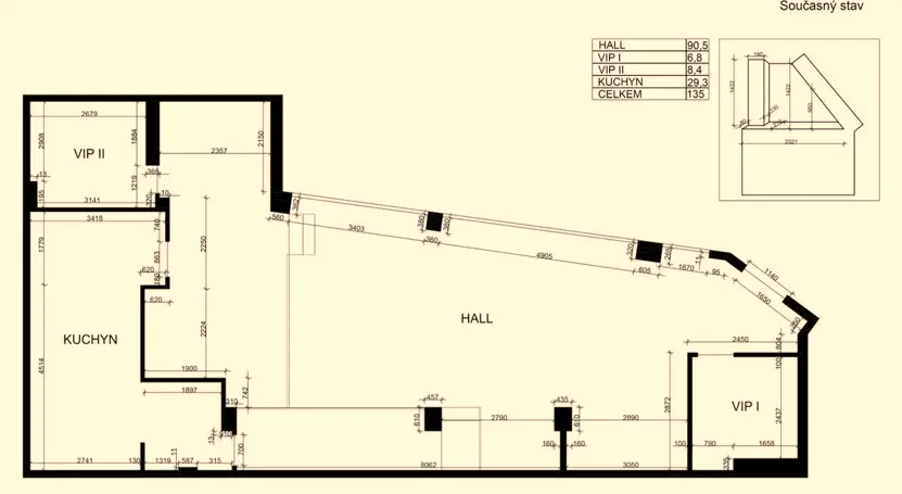 Prodej restaurace, Praha - Žižkov, Pitterova, 145 m2