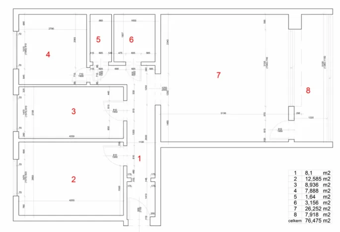 Prodej bytu 4+kk, Praha - Letňany, Tupolevova, 77 m2