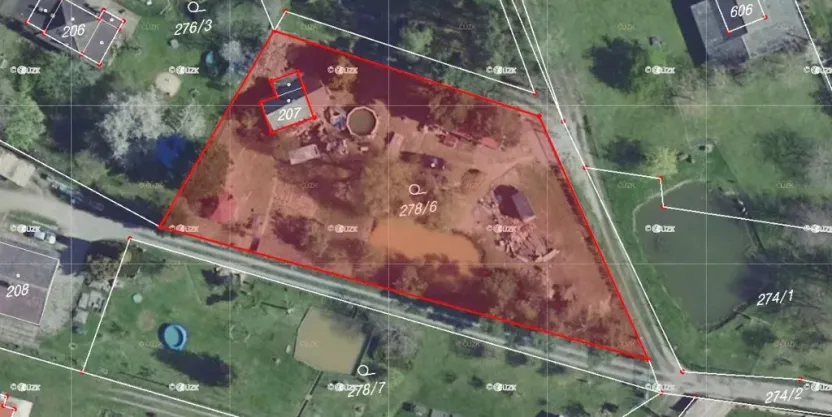 Prodej pozemku pro bydlení, Líšnice, Varadov, 1945 m2